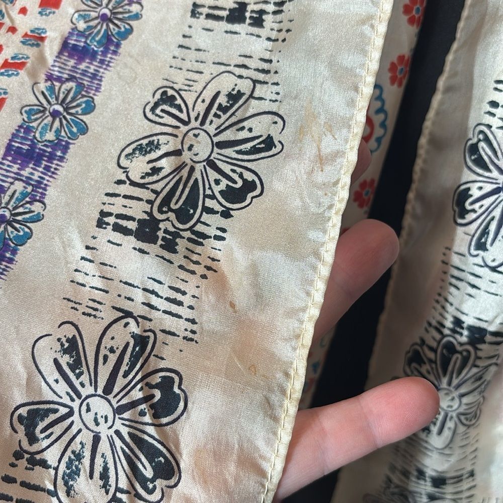 Johnny Was Multicolor Floral Scarf - Picture 2 of 11